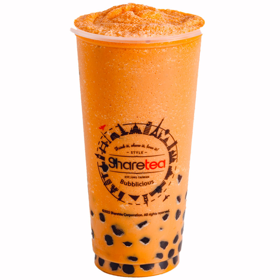 Thai Tea Ice Blended & Pearls